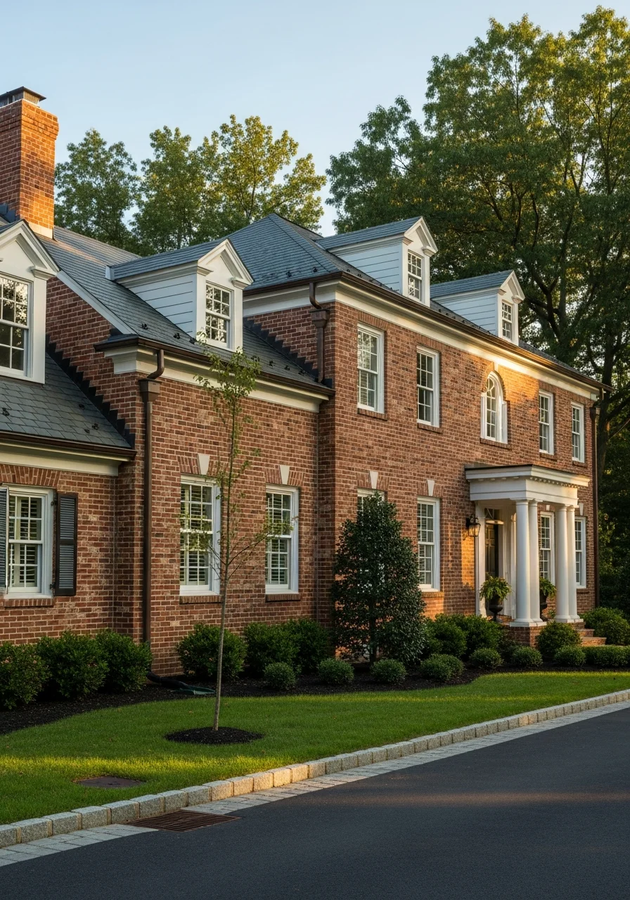 Detail of a Fairfax residential property showing quality craftsmanship and well-maintained exterior.