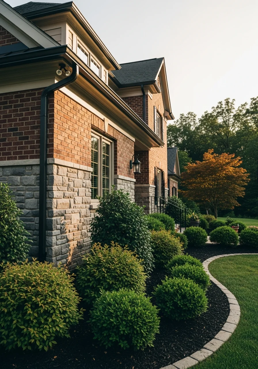 Detail of a Gaithersburg property showing quality craftsmanship and well-maintained exterior finishes.