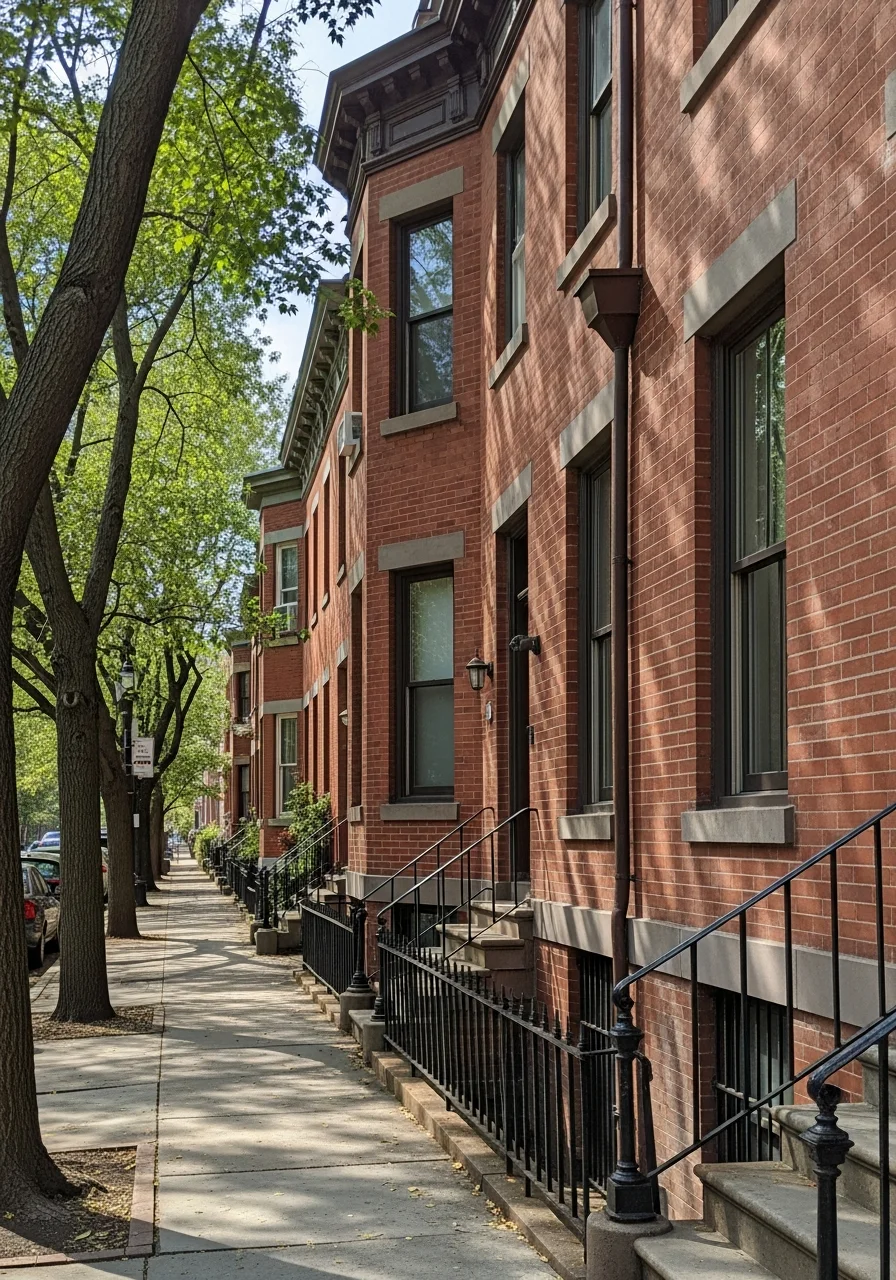 Entrance detail of a DC property showing architectural character and professional restoration work.